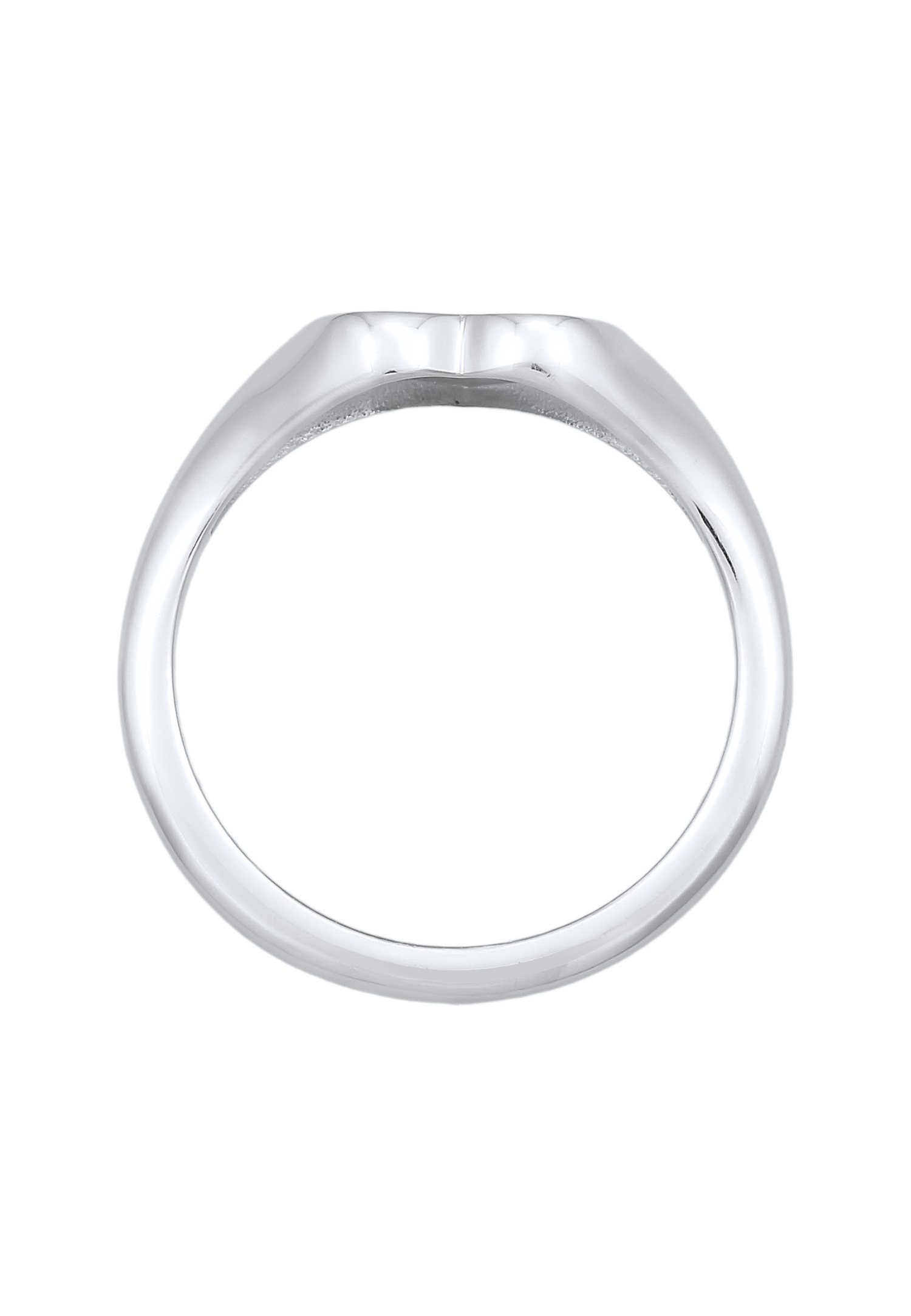 Elli Femmes sceau coeur symbole amour en argent sterling 925