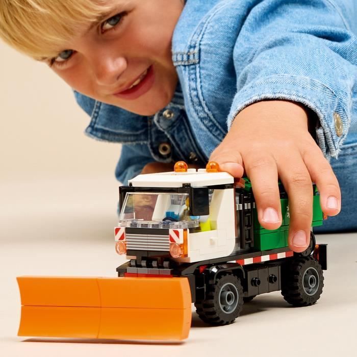 LEGO City 60490 Snowplow - Construction Toy for Ages 6+ - Gift for Boys or Girls