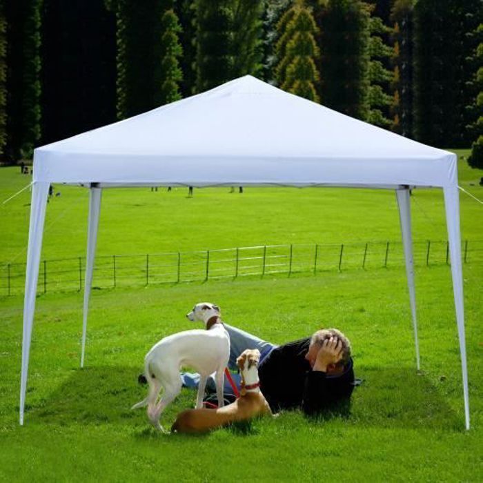 3x3m Pop-Up Folding Garden Gazebo - Waterproof Tent with Bag