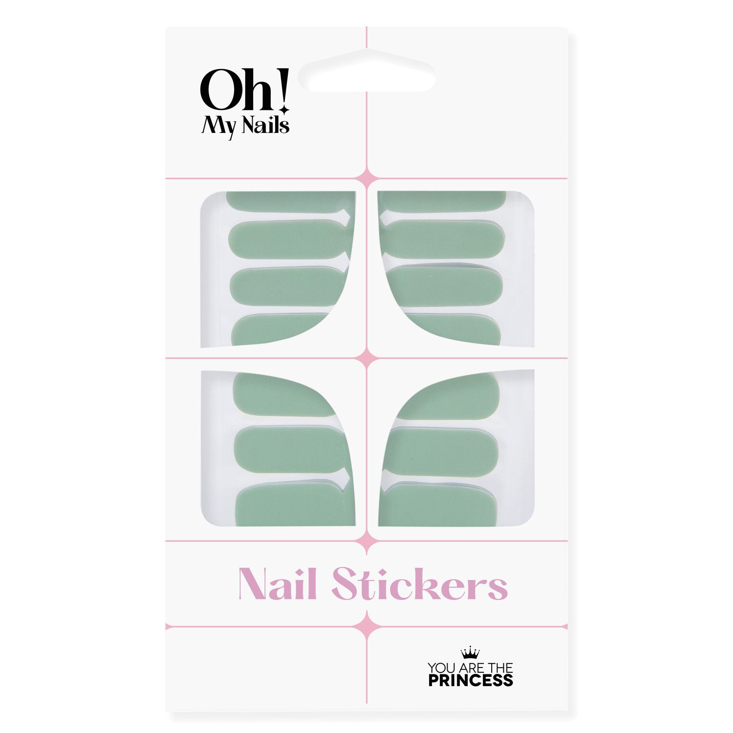 Vijolične nalepke Oh My Nails Dekoracija in poslikava nohtov