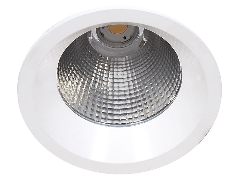 Lampa sufitowa wpuszczana Kerez LEDaluminiowa 16,5 biała