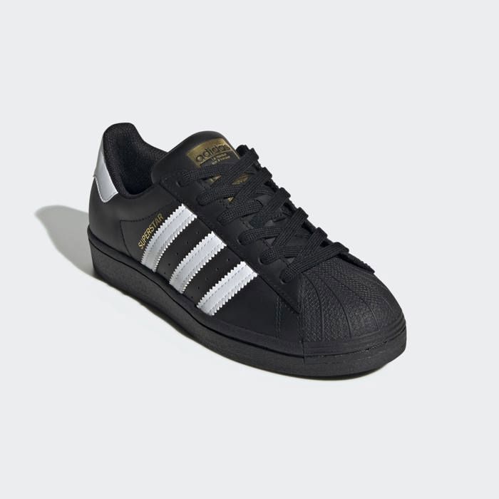 Sneakers - ADIDAS ORIGINALS - SUPERSTAR Junior - Pelle - Nero - Unisex