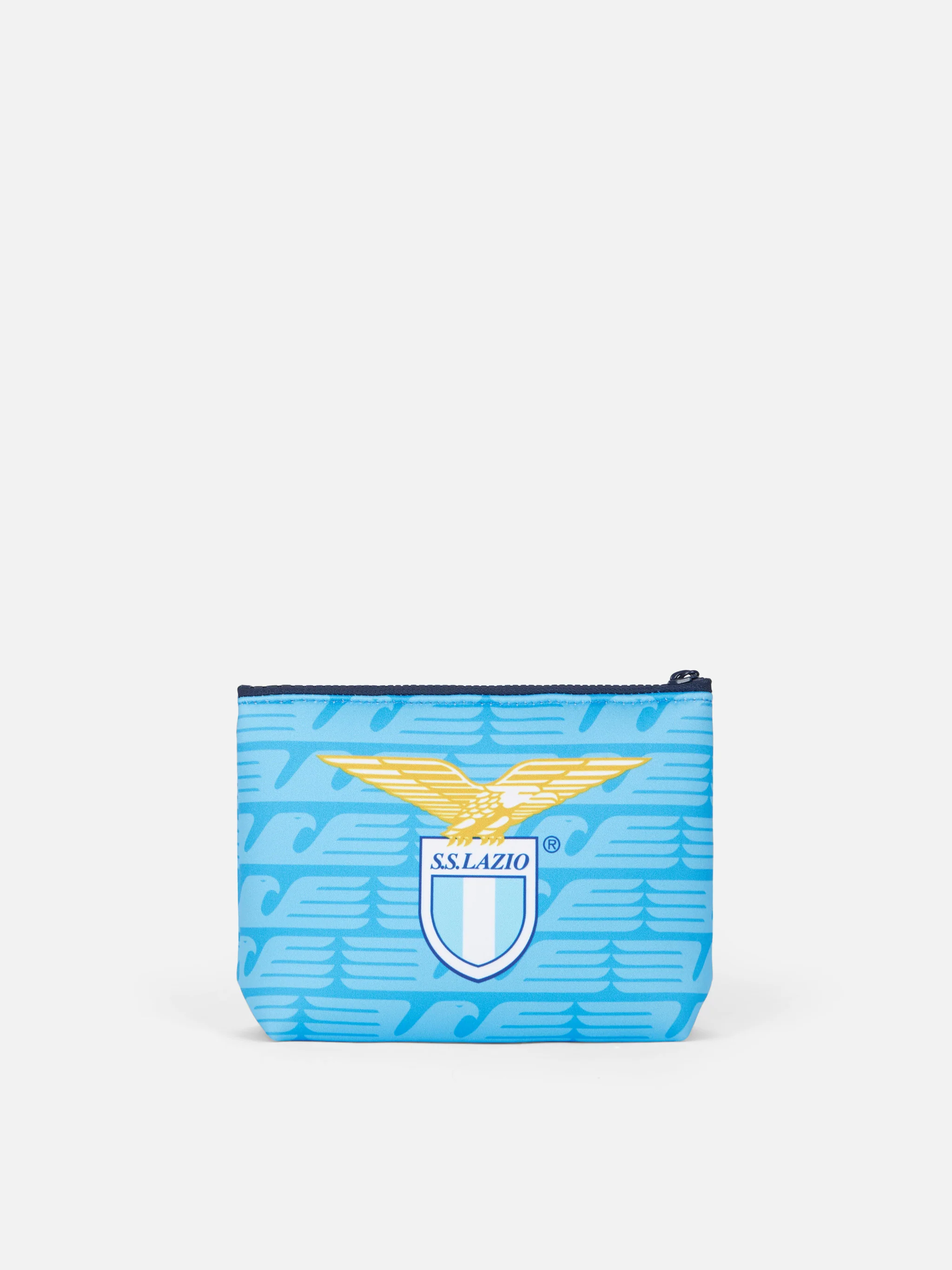 Aline-Etui | Scuba-Gewebe | Lazio Aquila Logo-Print | Reißverschluss-Etui | Praktische Lasche | Exklusives Logo | MC2 Saint Barth | SS LAZIO SPECIAL EDITION