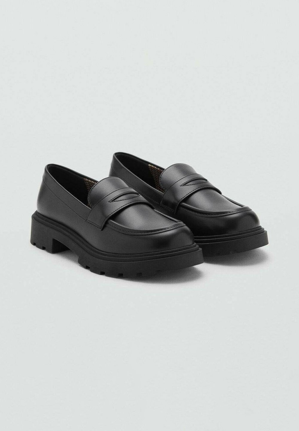 Mocassins Mango Kids pour adolescents - Mocassins à enfiler - Noirs