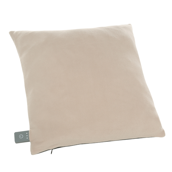 Pernă încălzitoare reîncărcabilă, ursuleț/fleece, taupe