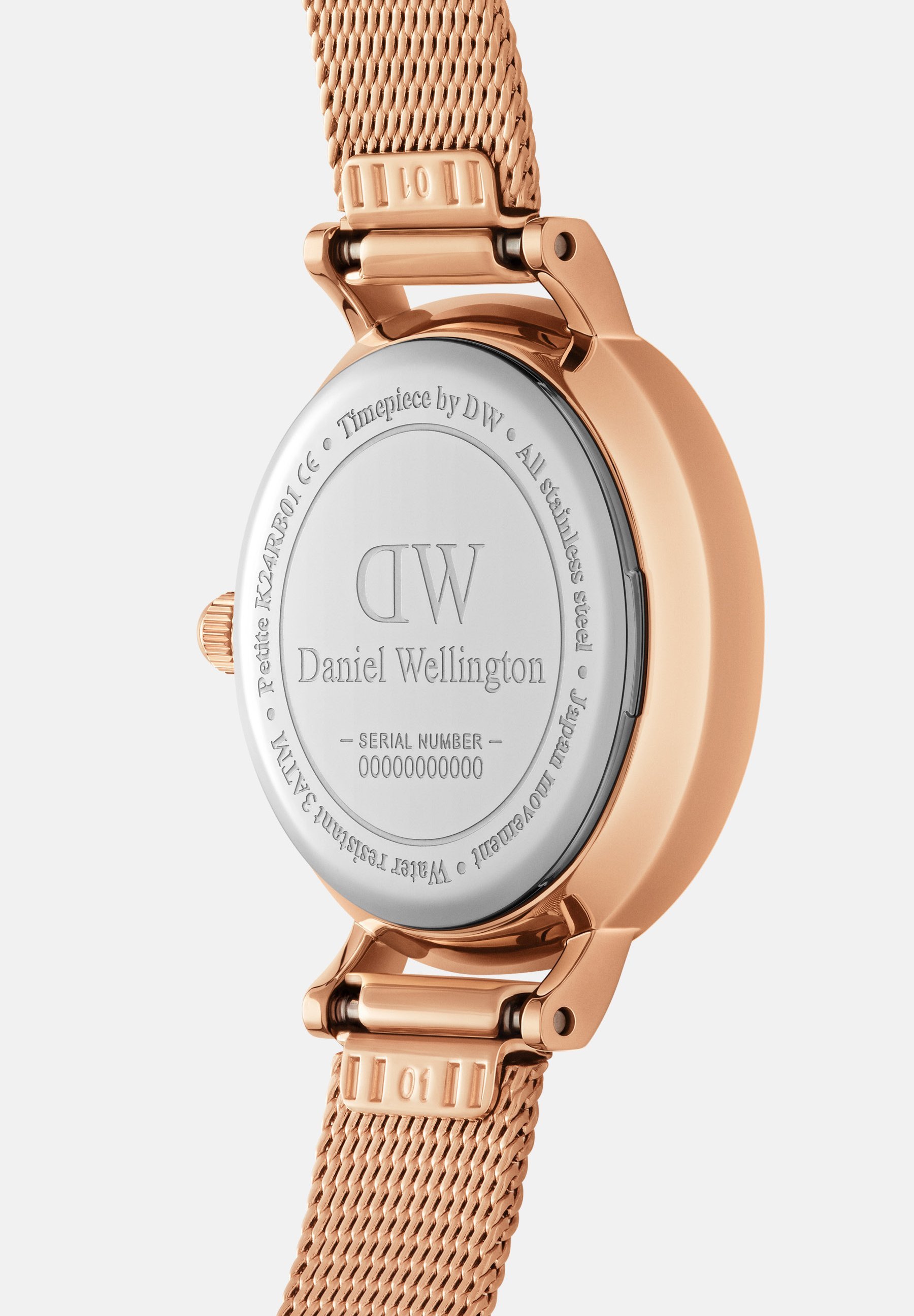 Daniel Wellington PETITE - Pulkstenis - rožzelta krāsā