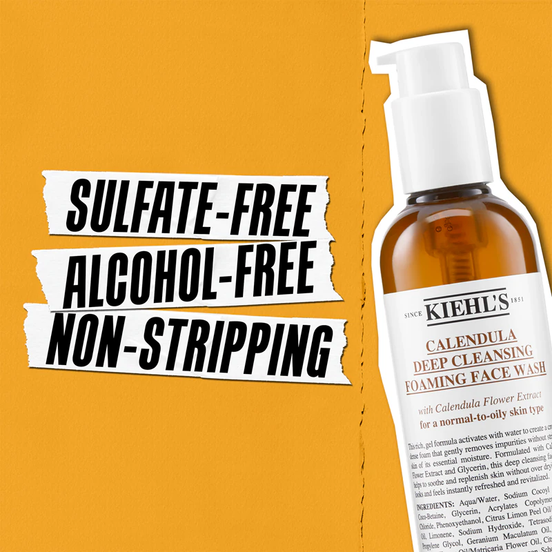 Kiehl's Calendula Deep Cleansing Foaming Face Wash