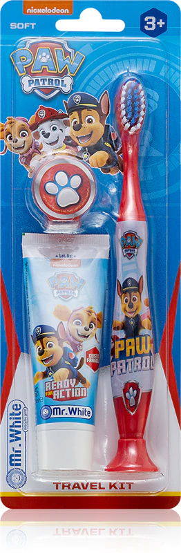 Nickelodeon Paw Patrol reisset, tandverzorgingsset voor kinderen