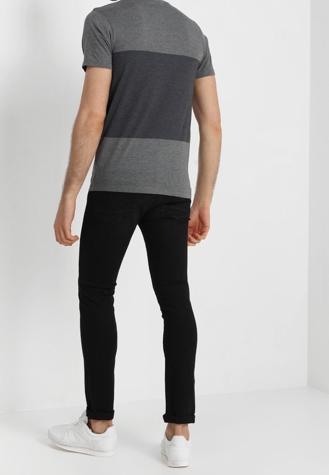 Selected Homme Print T-shirt - grijs