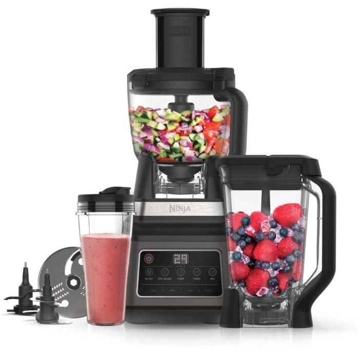 Robot multifunzione Ninja: robot da cucina, frullatore multifunzione e robot da cucina personale - BN800EU 3-in-1 Auto-IQ