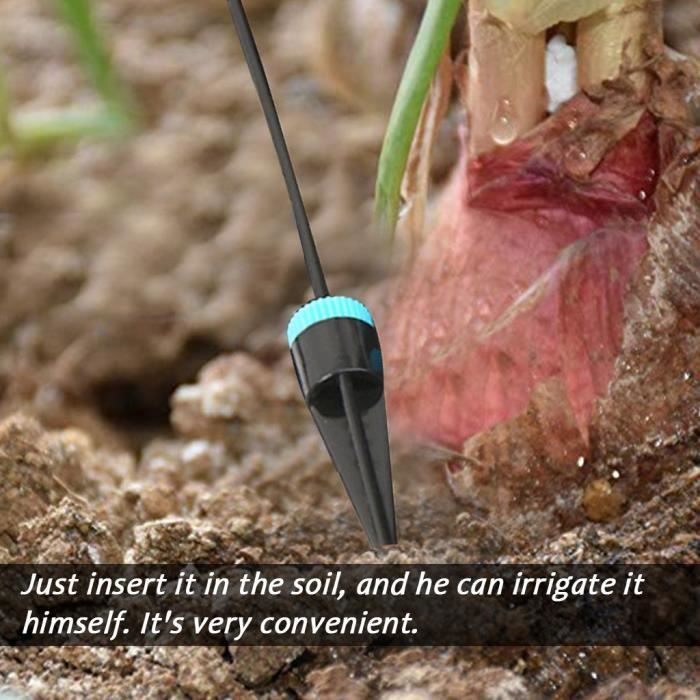 Garden irrigation system, 10 drippers, automatic watering, infiltration, drip irrigation