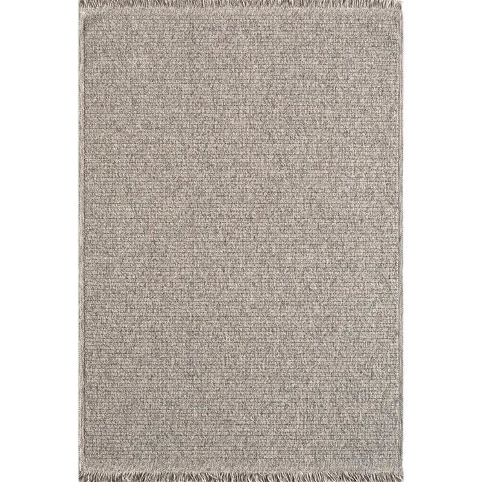 Alfombra grande de diseño contemporáneo y moderno - Beige (190x290 cm) - Gris Santorini