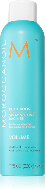 Moroccanoil Volume Root Boost -muotoilusuihke lisää volyymia tyvestä alkaen