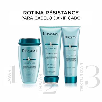 Kérastase Coffret Resistance Champô Condicionador e Protetor Térmico 1 un 1 un