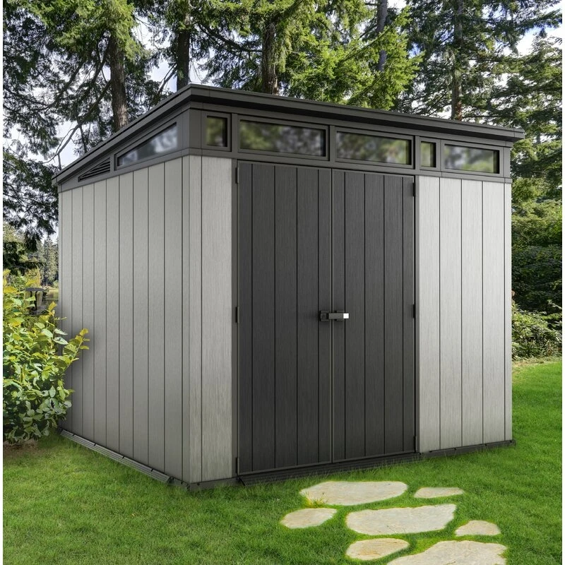 Artisan Kunststoff-Gartenschuppen, 2,74 m breit x 2,29 m tief