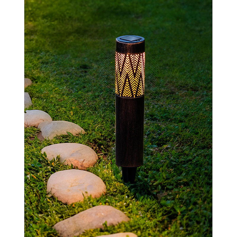 Lanterna Home Pole 8,5x39/55 cm, a energia solare, Marocco