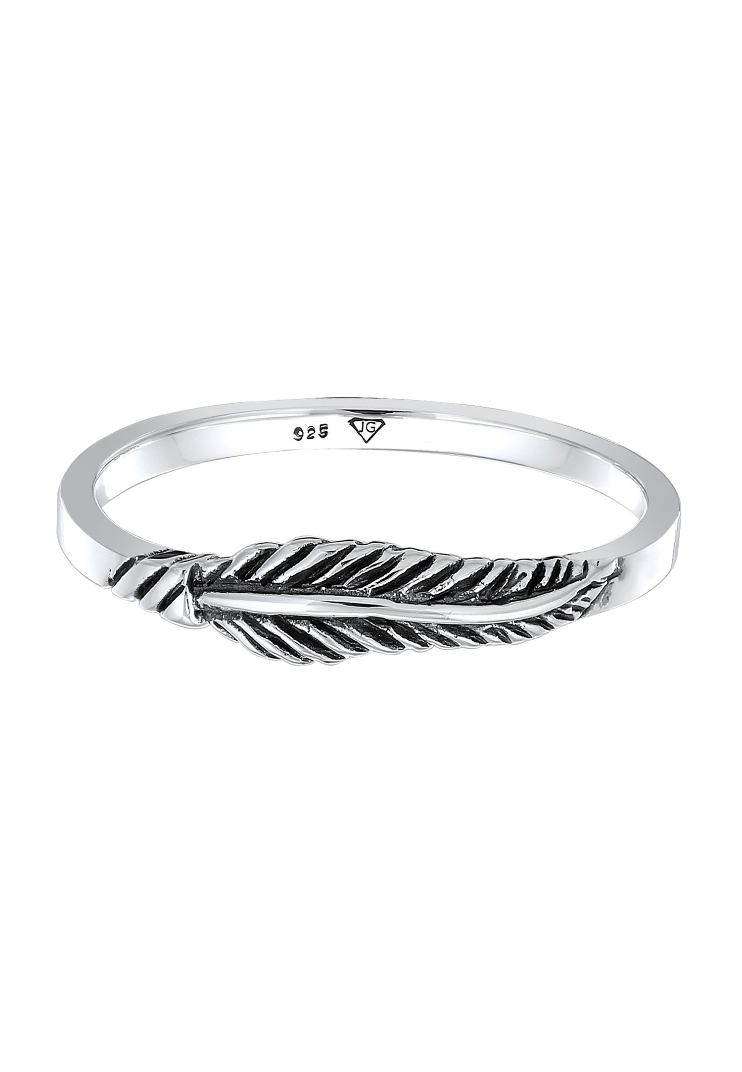 Elli Femmes Plumes Tendance Boho Festival en Argent Sterling 925 plaqué Or