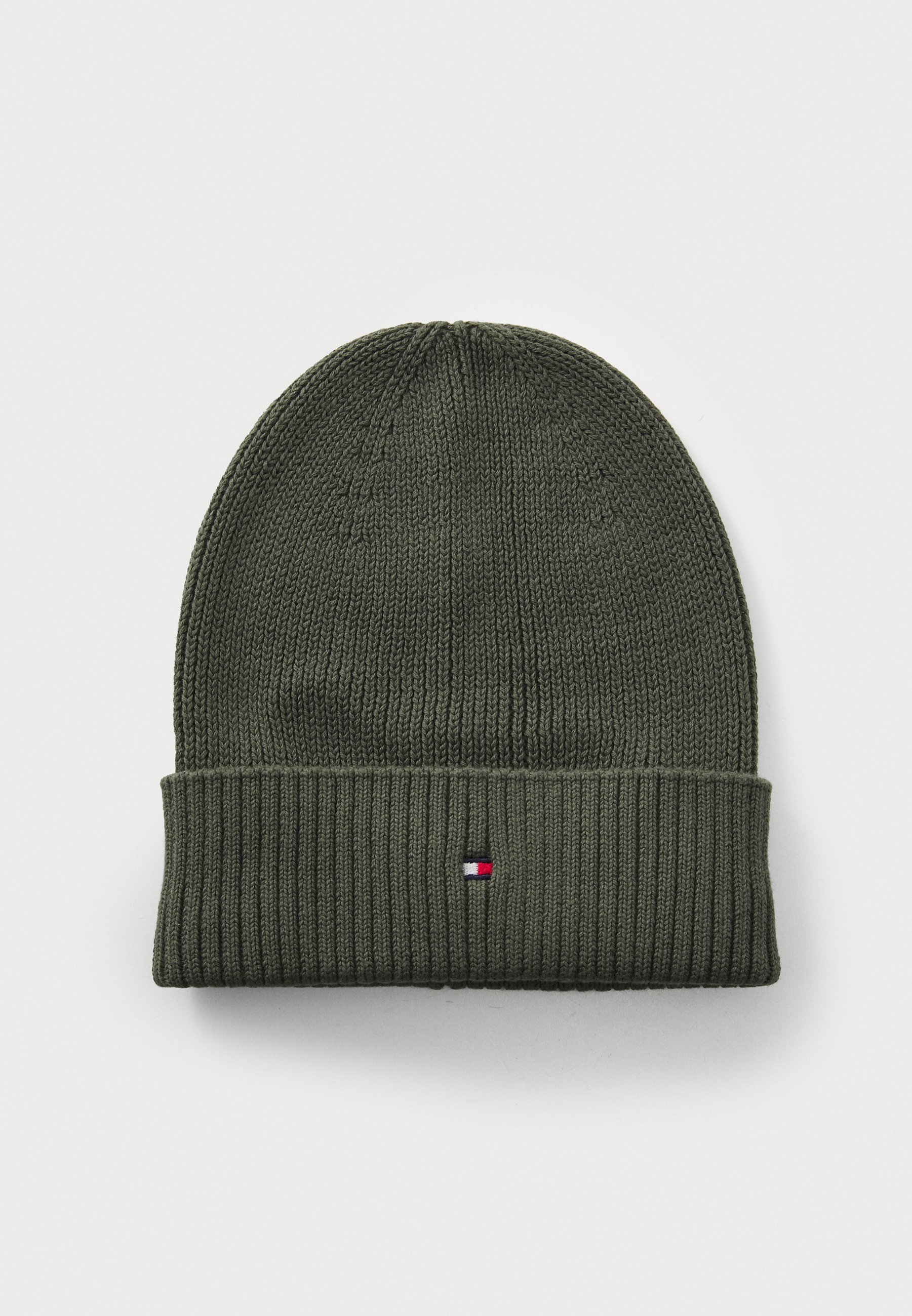Tommy Hilfiger FLAG BEANIE UNISEX - Muts - tin groen