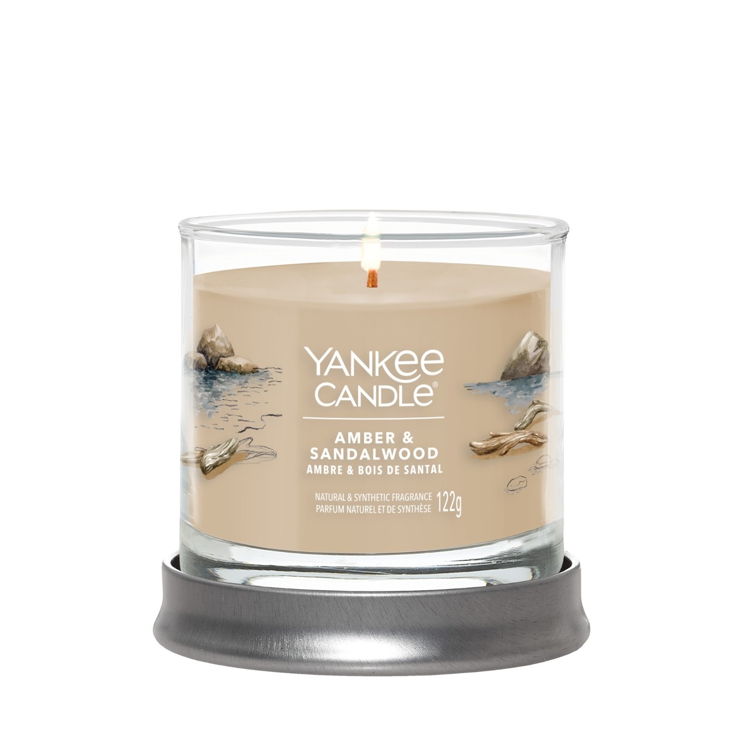 YANKEE CANDLE Petit Gobelet Ambre et Bois de Santal