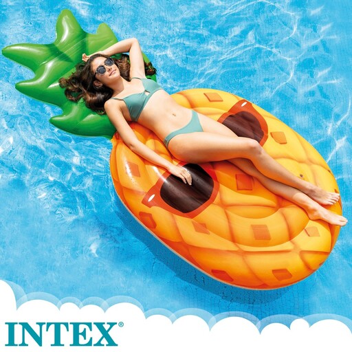 Intex felfújható matrac ananásszal