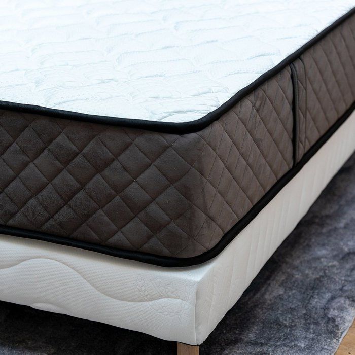 Conjunto Hotel Comfort: Base de cama + colchón 160x200 cm | Altura 30 cm | Espuma de alta resiliencia | 4 patas | Firmeza