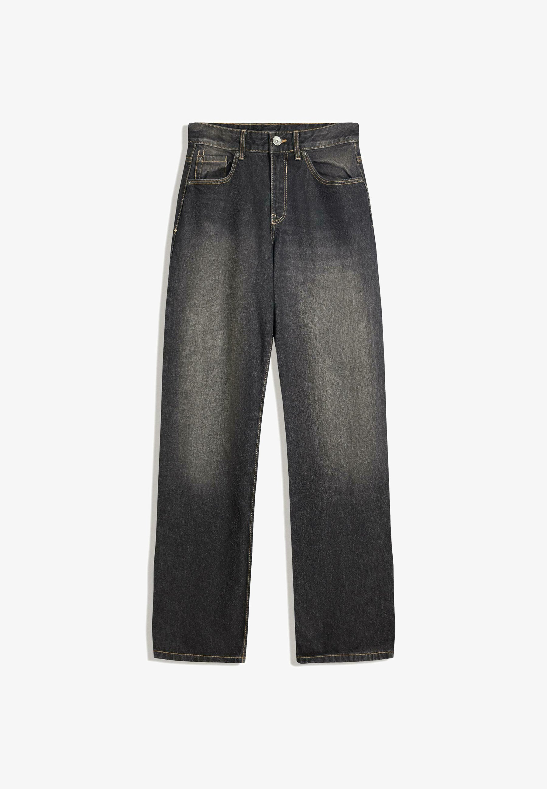 Jeans Bershka modello Relaxed Fit - neri