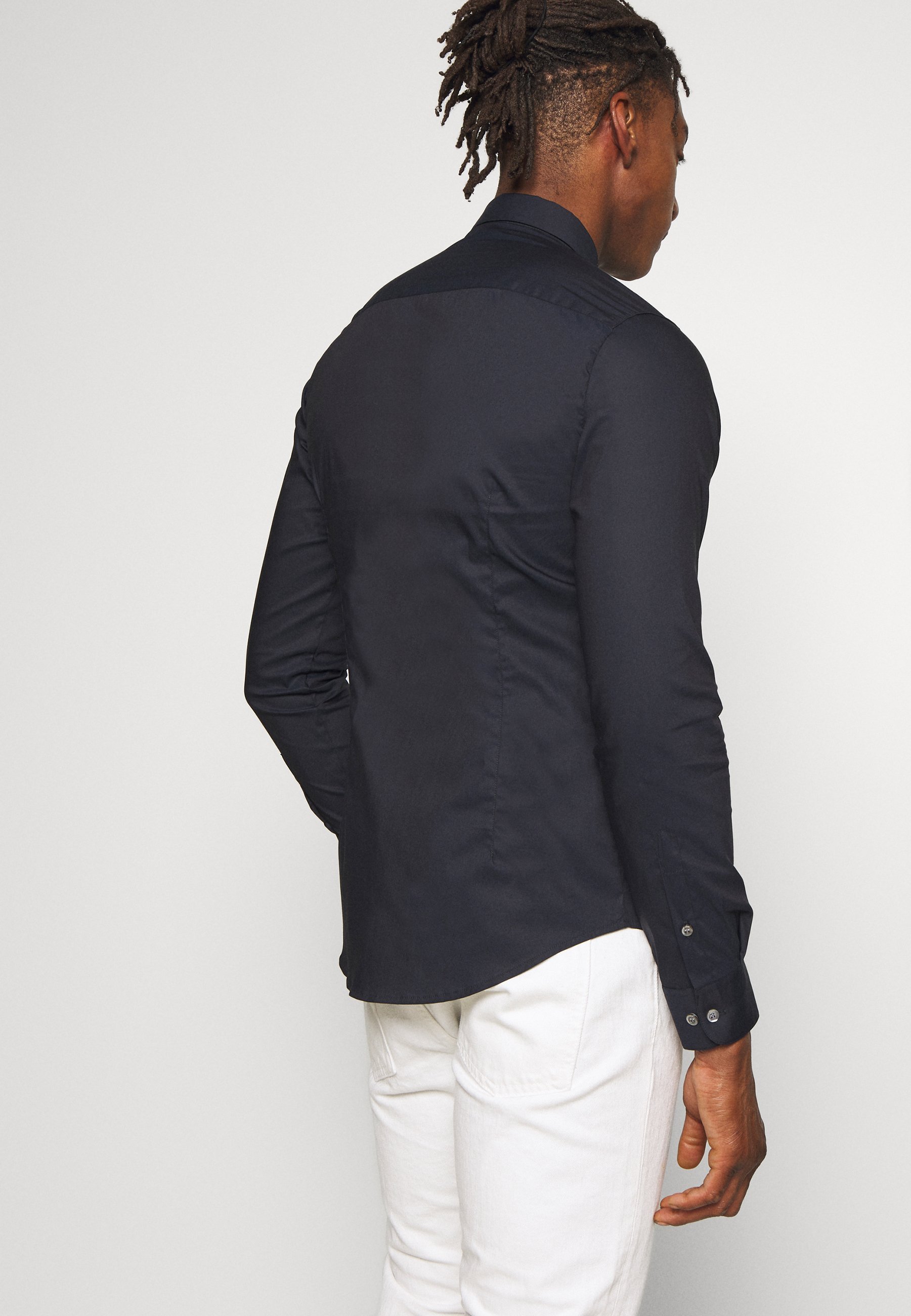Emporio Armani EXCLUSIEF CONTRASTLOGO - Shirt - marineblauw