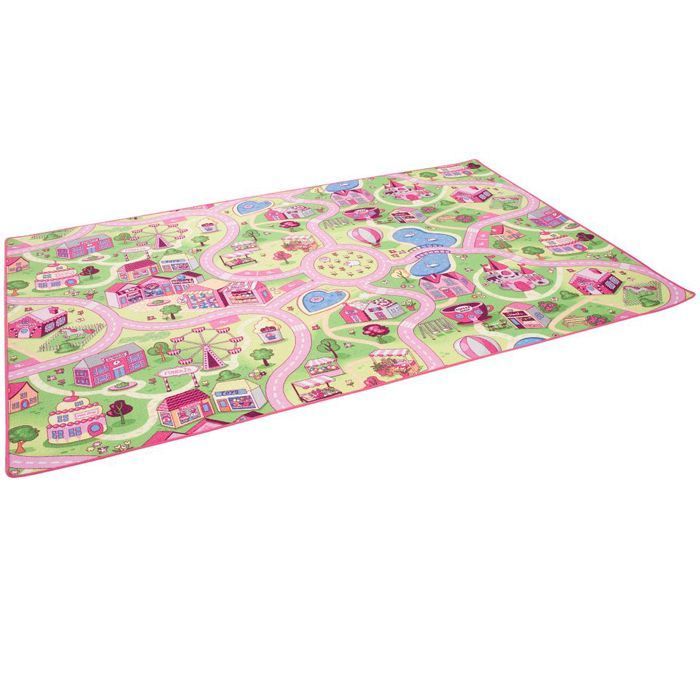 Tapete de atividades - SNAPSTYLE - Pequena Vila - 100x200 cm - Sintético - Estampas infantis