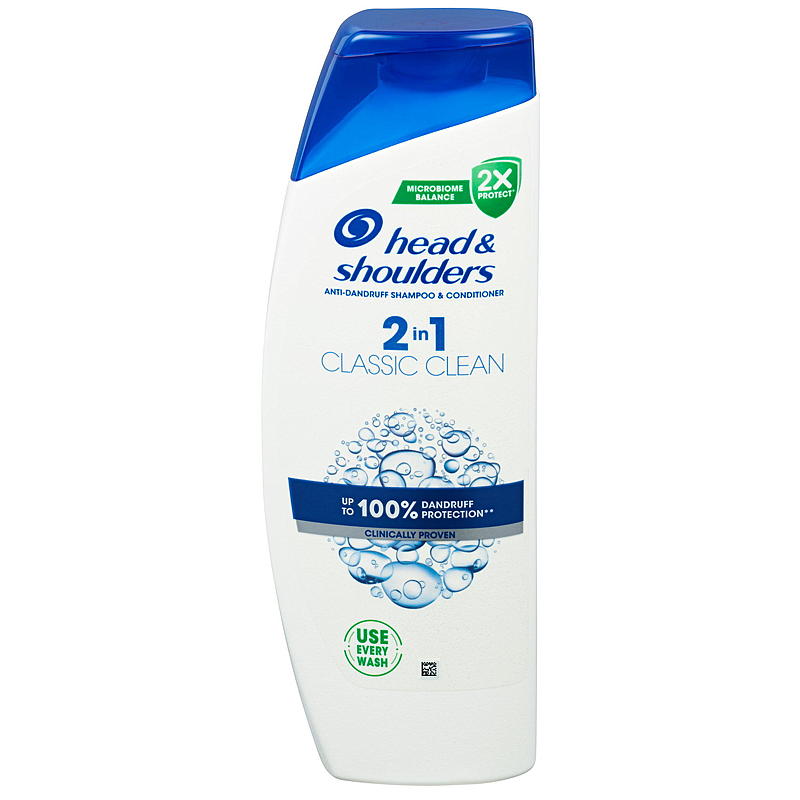 Shampoo H&S 400 ml Classic Clean 2 in 1