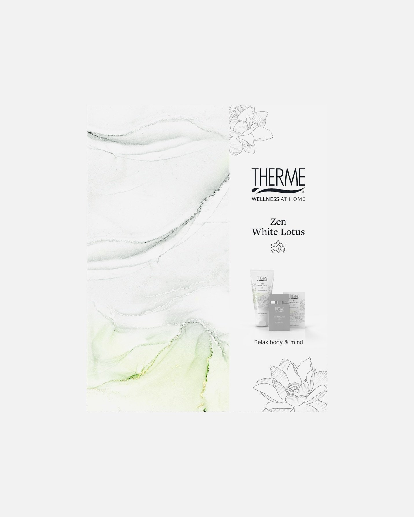 THERME kvapų rinkinys „Zen White Lotus“ – kvapusis vanduo, 30 ml – 1 vnt.