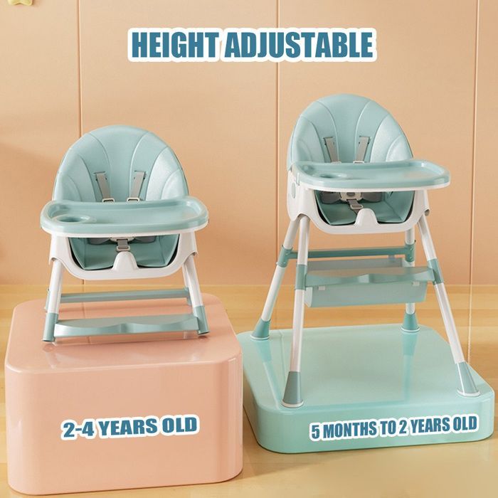 MIPAN.Seggiolone per bambini - Pieghevole - Regolabile - Reclinabile - 64x70x87cm - Seggiolone convertibile per bambini - Seggiolone ergonomico per bambini - Blu