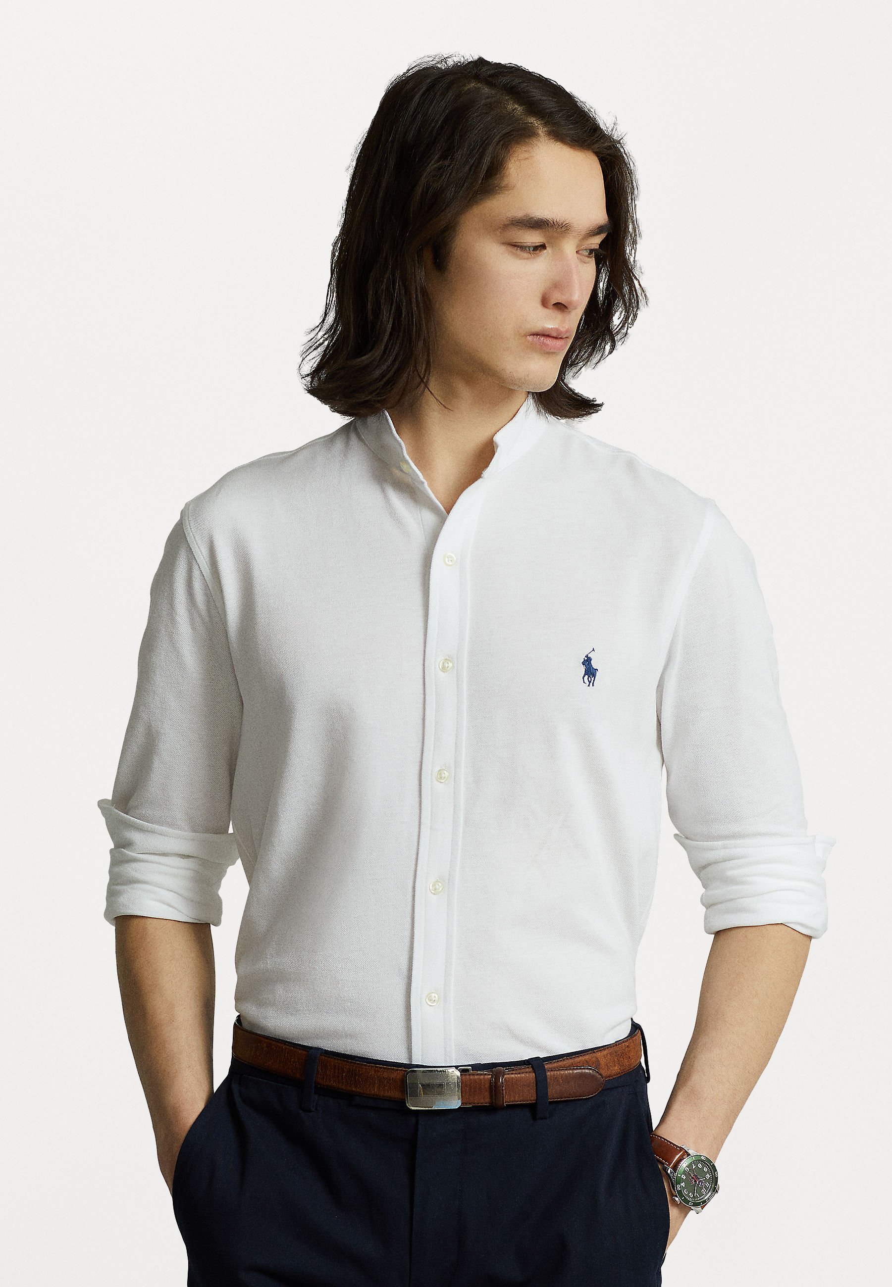 Polo Ralph Lauren Featherweight Mesh Shirt - Shirt - wit