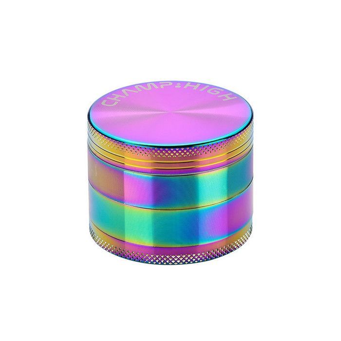 Molinillo de tabaco y hierbas - 4 piezas, multicolor - Aluminio