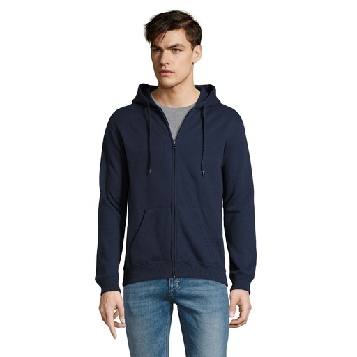 Sudadera Con Capucha Y Cremallera Modelo Seven Sols