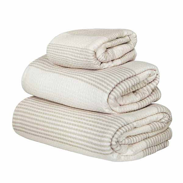 Dock & Bay Kleine sneldrogende badhanddoek - Kokoscrème