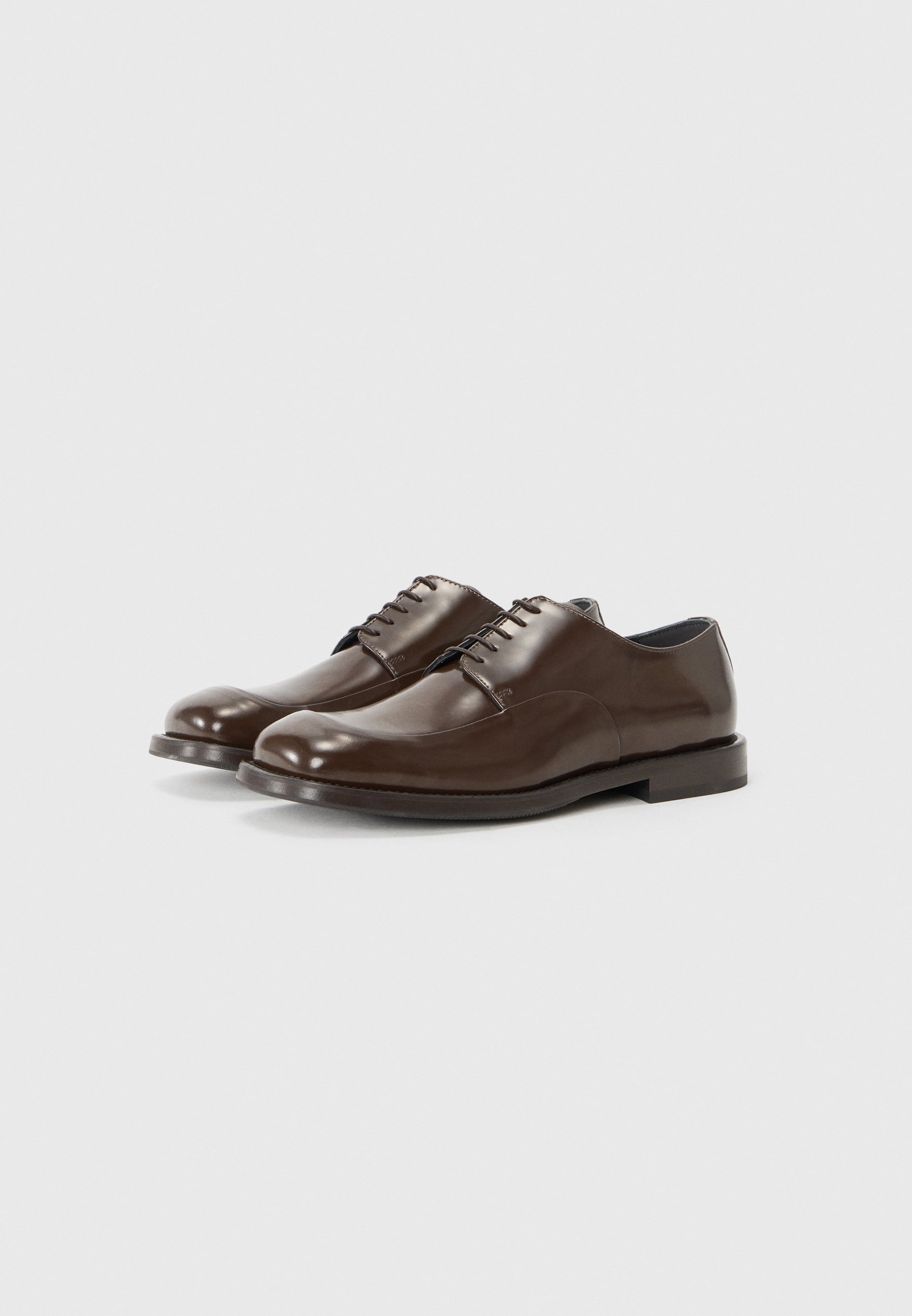 Scarpe stringate eleganti MOSCHINO - marrone scuro