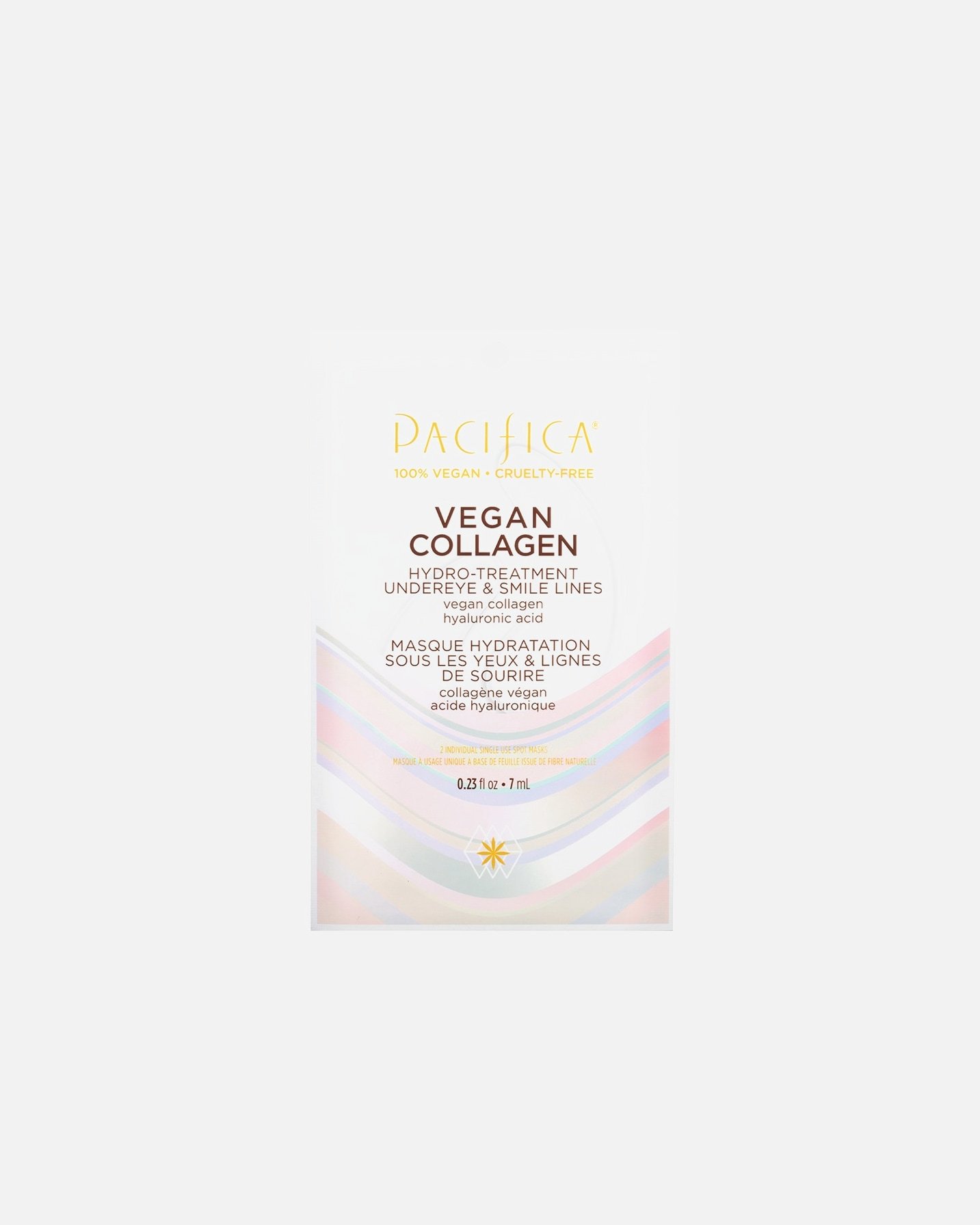 Pacifica Anti-Aging Care veganska kolagenska hidro-tretma za oči in gubice okoli oči – 1 par