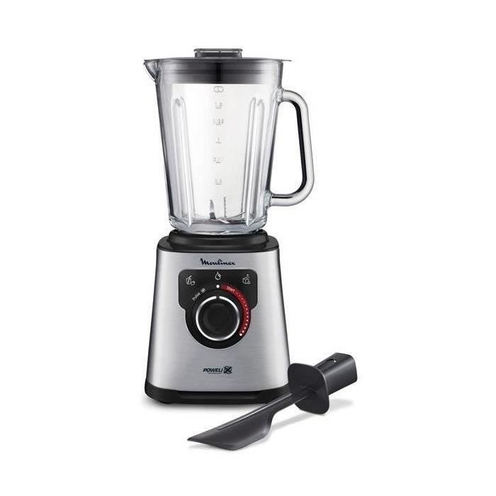 Frullatore ad alta velocità Moulinex PerfectMix+, 1200 W, ciotola da 2 litri, capacità utile 1,5 litri, tecnologia delle lame Powellix.