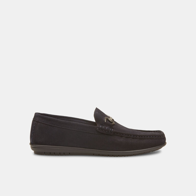BATA Herrmockasin i mocka