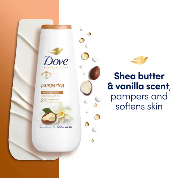 Dove Pampering Advanced Care sprchový gel 400ml