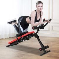 Opvouwbare buikspiertrainer HOME FITNESS CODE 5 Minute Shaper - Zwart