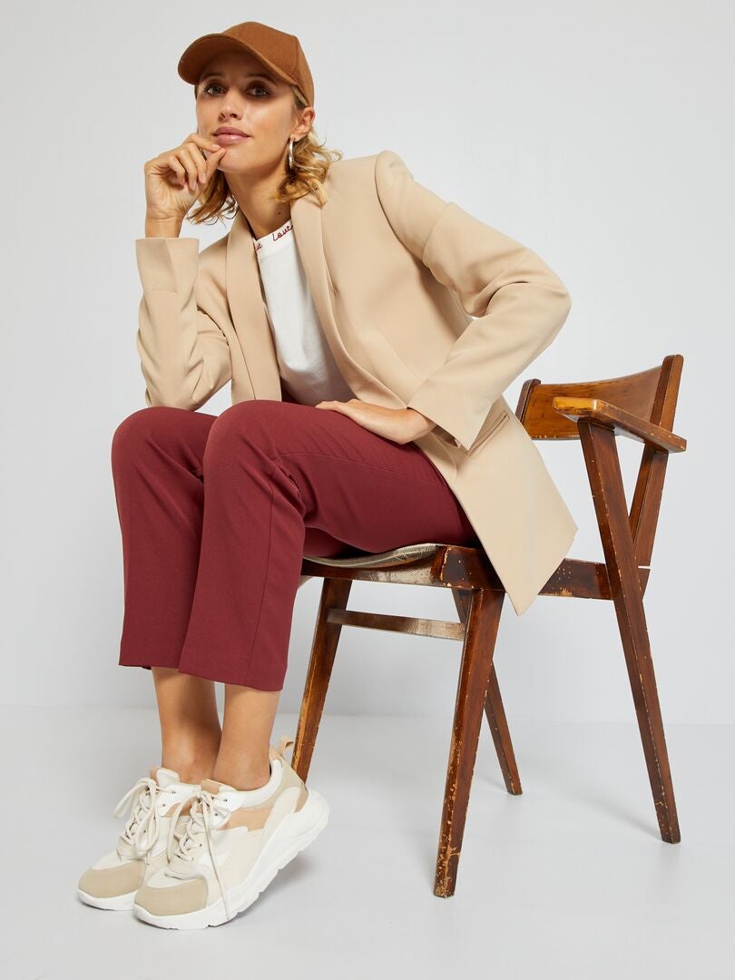 Blazer midi - Bege