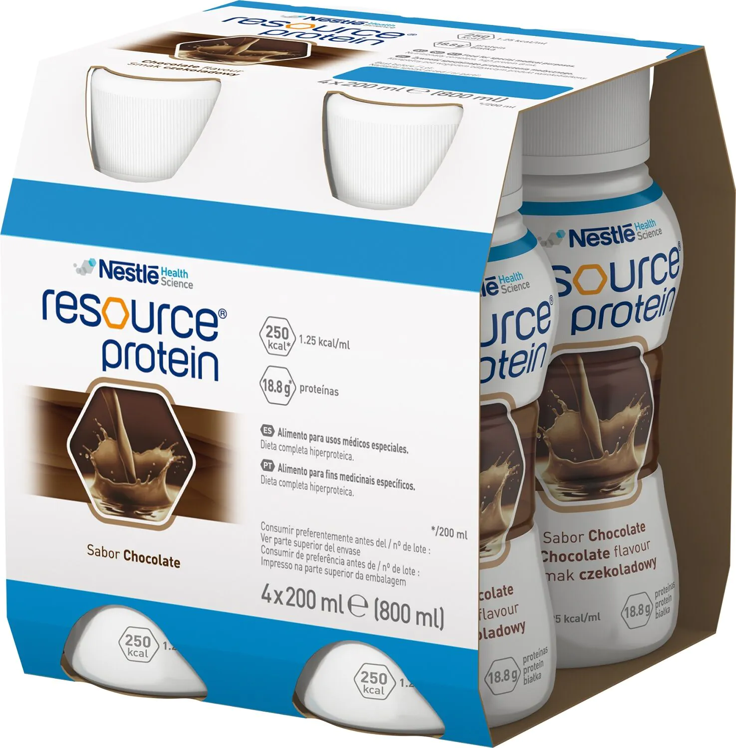 Resource Protein, Doustny preparat odżywczy, Smak czekoladowy