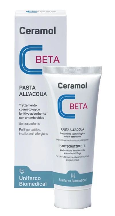 CERAMOL Ceramol Beta watergebaseerde pasta voor verzachtende en absorberende verzorging 75 ml
