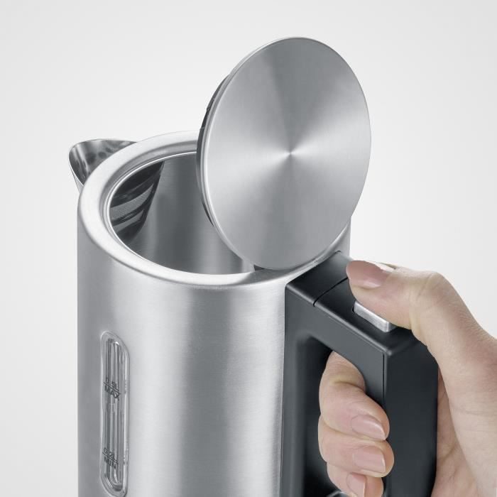 Hervidor de viaje SEVERIN WK3647 - 0,5 L - 1100 W - Acero inoxidable y negro