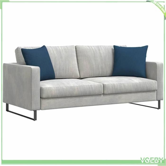 Sofa cushions - ABI - 2 pcs - Blue - 45 x 45 cm - Removable covers