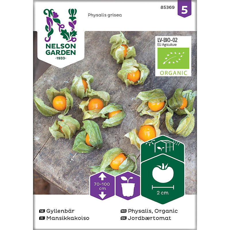 Nelson have Physalis frø økologiske