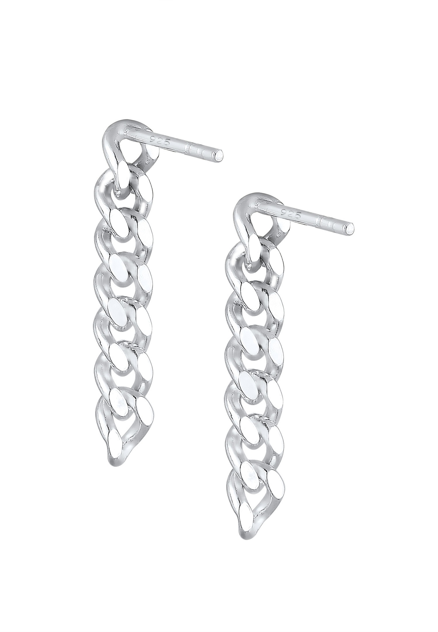 Elli Chaine Base Boucles d'oreilles Femme - (925/1000) Argent