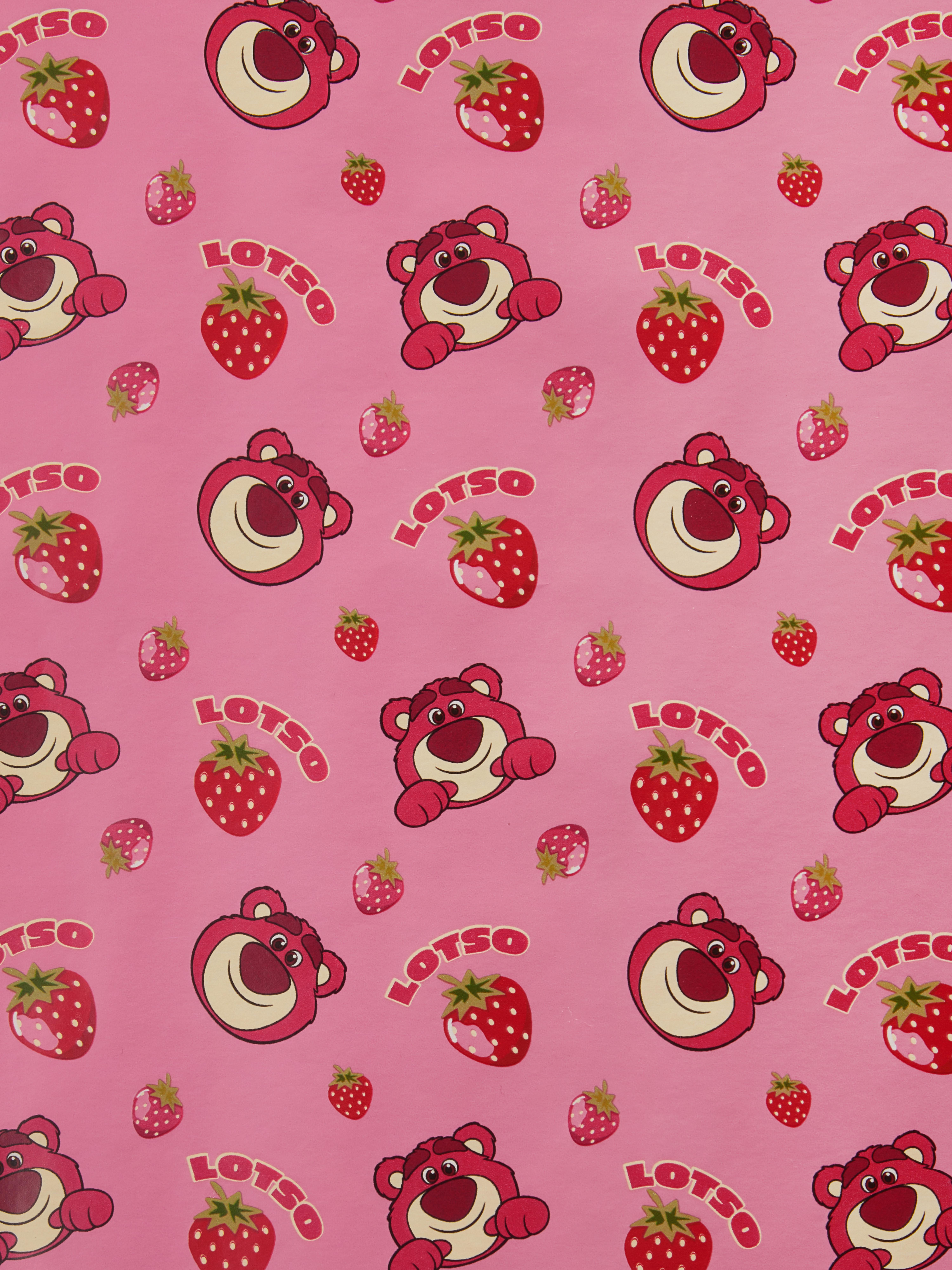 Papier do pakowania Disney Toy Story Lotso, 5 m Pięciometrowa rolka papieru do pakowania z motywem Disneya