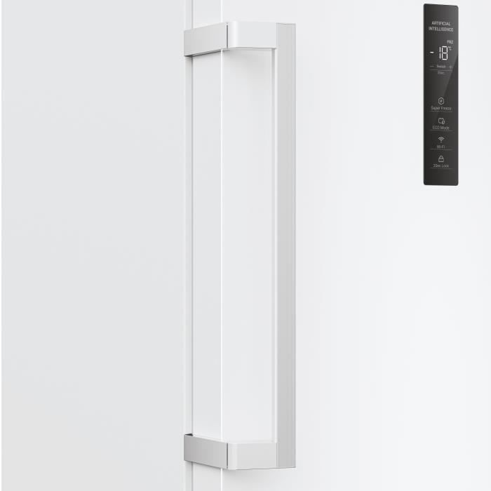 HAIER Upright Freezer 226L - H4F226WEH1 - Series 3 - Total No Frost - Connectivity - Energy Class E - White